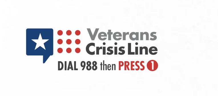 Veterans Crisis Line — Dial 988 then Press 1